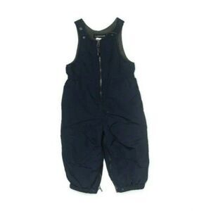Lands End Fleece Lined Bib Snow Pants sz 12-18M Gender Neutral